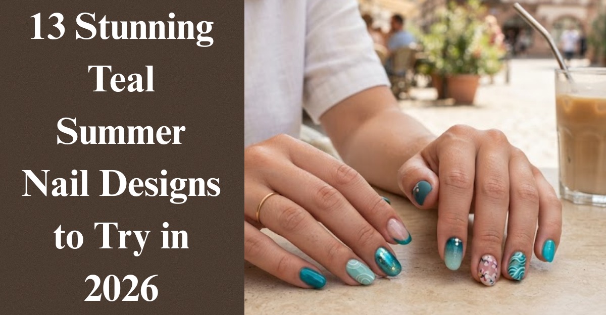RobenaPhilxst's tweet photo. 13 Stunning Teal Summer Nail Designs to Try in 2026 https://t.co/R83S8axdle
