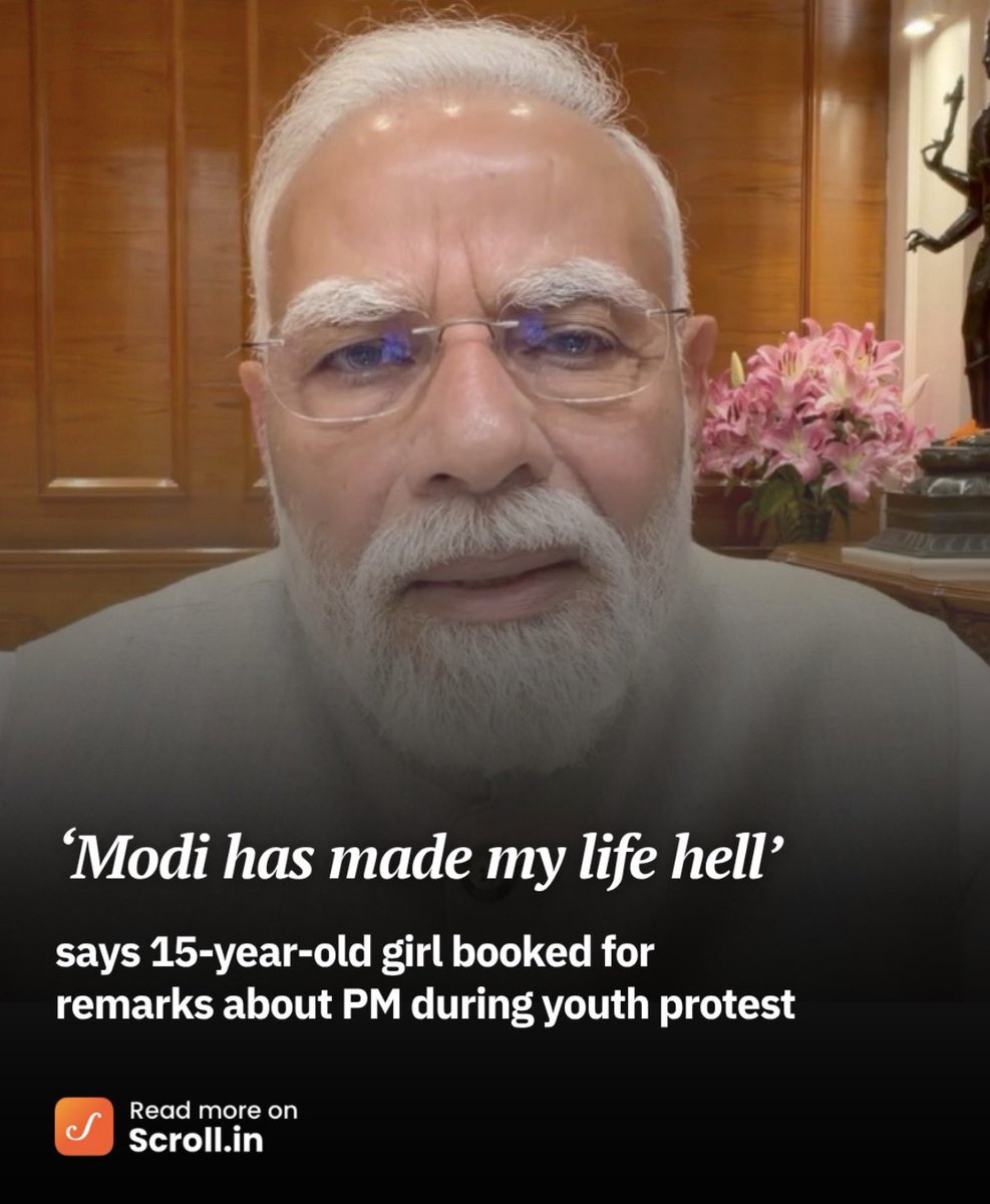 RanaAyyub's tweet photo. A 15 year old speaks out about Vishwaguru https://t.co/5ac0OdxL6j