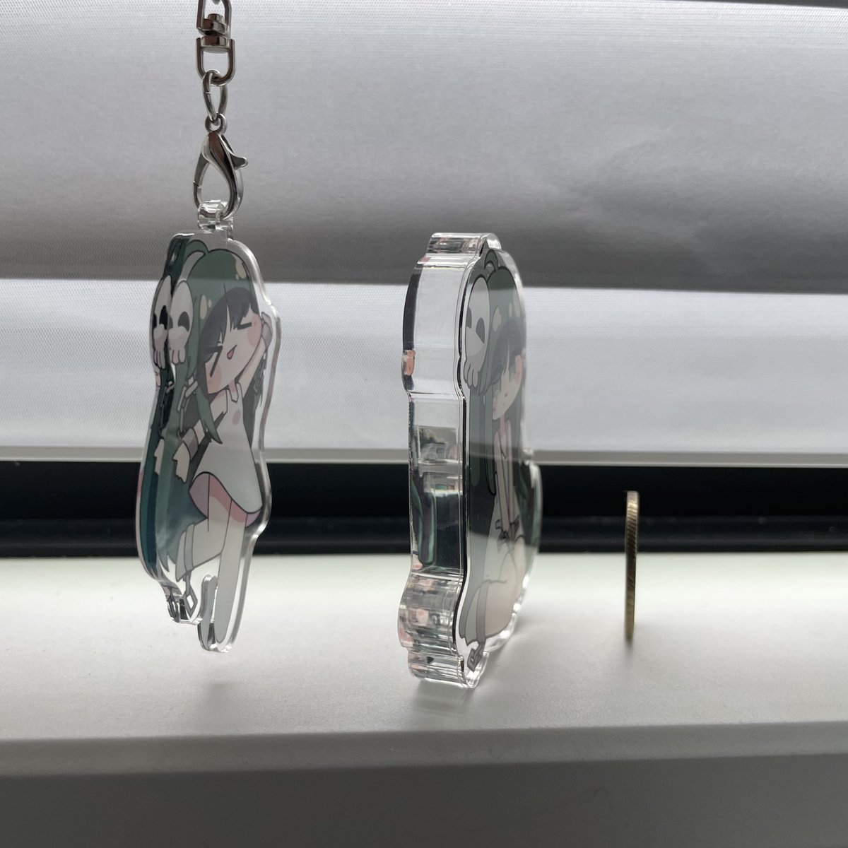 veni_tsubaki's tweet photo. サリー届きました！
自立できる極厚コロット
前回のキーホルダーの3倍くらい分厚い https://t.co/6rp0KK9gwj