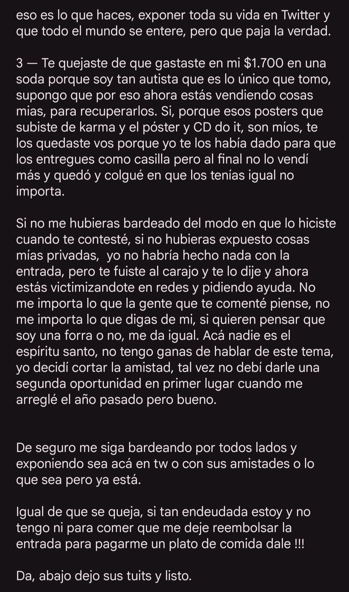 leebinh0's tweet photo. dado que ju me está funando, subo esto para explicar yo las cosas de mi lado ya que ella obvio va a contar su versión de las cosas https://t.co/zrWPl1pJE6