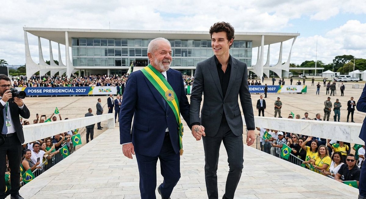 acervoshwn's tweet photo. e quando ele for o primeiro presidente a subir a rampa do planalto de mãos dadas com um baiano carioca paulista indígena bissexual nordestino canadense mineiro pai de pet https://t.co/Ae9npY9qCb