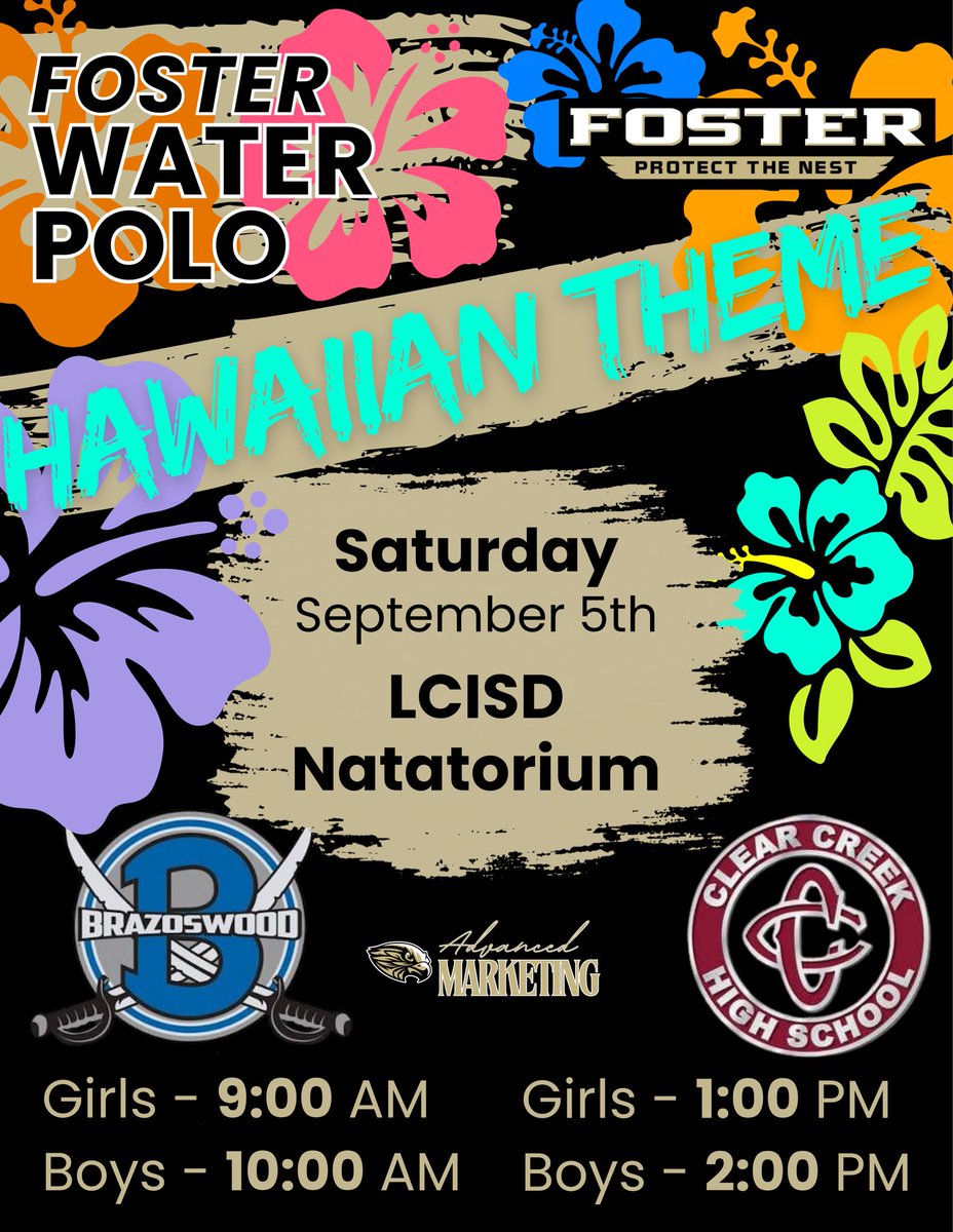 fhsadvancedmkt's tweet photo. @AthleticsFoster @Foster_Aquatics @FHSABC_TX @FosterHSNews https://t.co/yynZY0zDF7