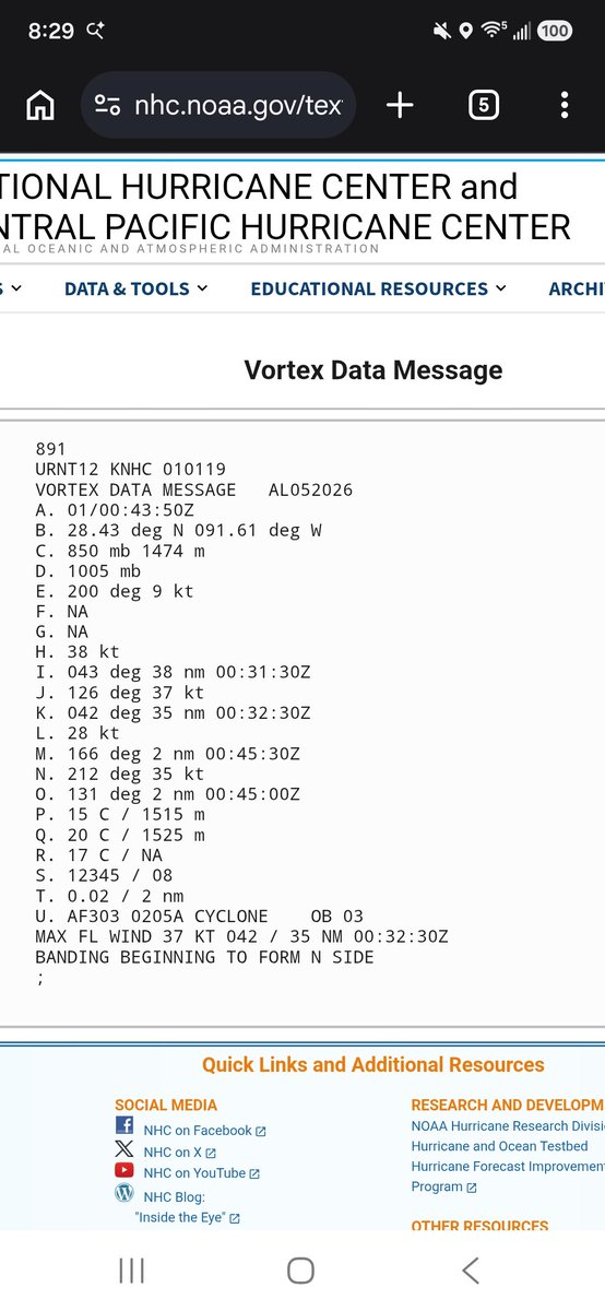 WeatherAHB's tweet photo. Vortex message indicates some strengthening here this evening with #Eduoard! https://t.co/bqKM6VQQ8A