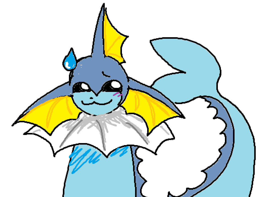vaporeoning's tweet photo. day133 hi guys guess whos back #vaporeon #pokemon https://t.co/VaqZYQceRk