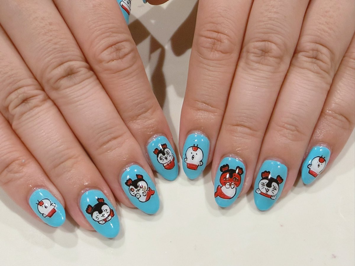 tokio_nail's tweet photo. #tokionail #新宿 #新宿御苑 #ネイルサロン #キャラネイル #痛ネイル #イベントネイル #ライブネイル #持ち込みネイル #持ち込みデザイン #手書き #駅近 #nails #tokyo  #ちいかわ  #セイレーン  #人魚 https://t.co/JlLVigYG7U