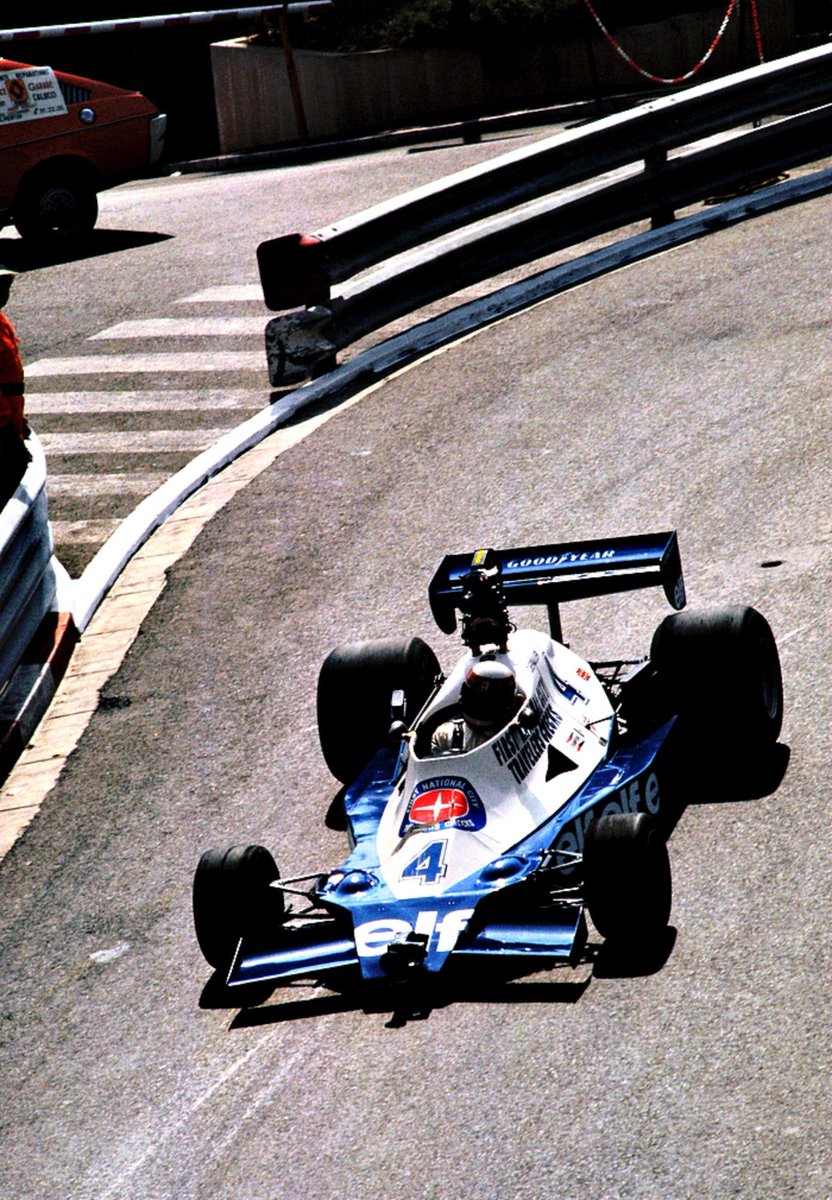 Retromania4ever's tweet photo. Patrick Depailler 🇫🇷 
#Tyrrell-Ford 008
1978 Monaco GP🏁 https://t.co/JEBCXpz9dF