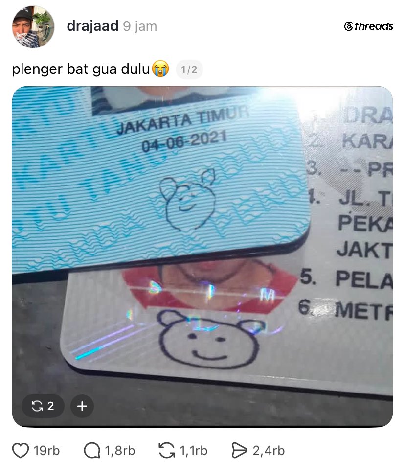 ultramenksms's tweet photo. adakah TTD yang lebih plenger dr ini?😭 https://t.co/i4vcbzaMP5