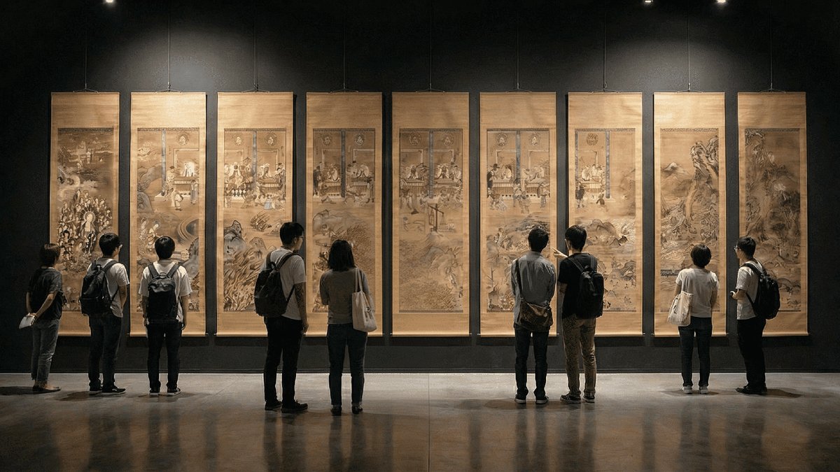 InternetMuseum's tweet photo. 【全員、地獄いき。】
「悪いことをすれば、地獄に堕ちる」。誰もが知る“地獄”の道のりと、その先に待つものとは。人々の想像力と死生観が生み出した地獄を、没入感ある体験で紹介します。
なんばパークスミュージアム「地獄に堕ちる展」 11/28（土）から
 https://t.co/HsuIeQGmCL https://t.co/KUdr3IUzFj