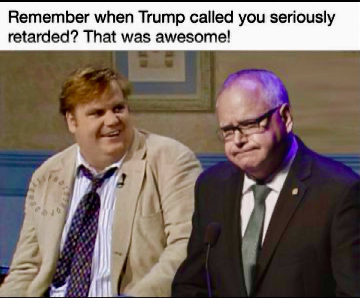 BruceD6146's tweet photo. @GovTimWalz Looking forward to the end of you in Minnesota Retard. https://t.co/DItS8R17gq