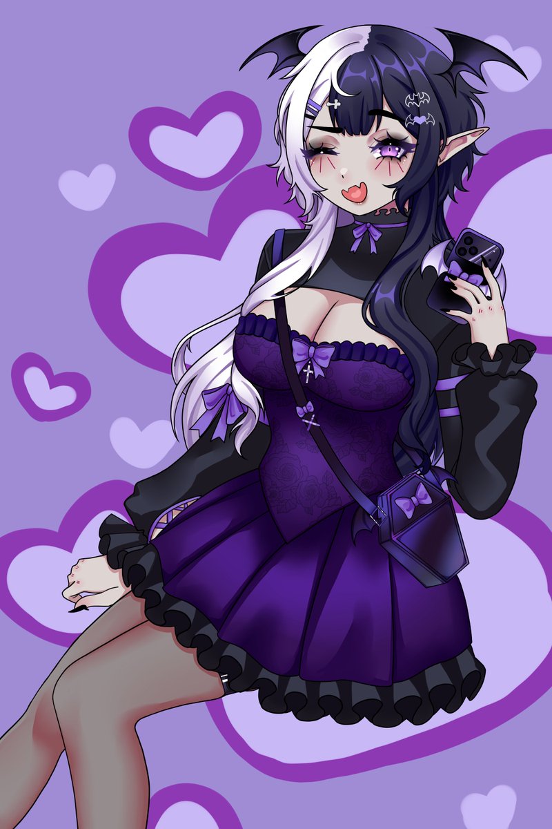d3smodus__'s tweet photo. Vampirinha fofa #daxliart https://t.co/iDWkJxRvJz