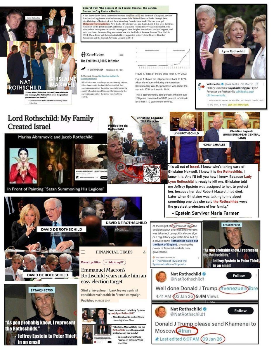 RealTheForce's tweet photo. 🇬🇧🇺🇸🇮🇱  The Rothschild family RUNS EPSTEIN ISLAND and have occupied Britain since 1825 (bailed out Bank of England) and the USA since 1913 (installed their private "Federal Reserve" scam)

They created modern Israel/Ukraine 1917 via Balfour Declaration/Bolshevik Revolution https://t.co/jIO3PVoSL4