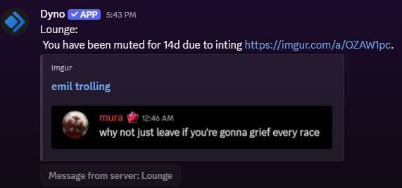 EmilP_595's tweet photo. Didn't know that getting 6th place in an FFA is considered inting. Check out the imgur link tho! 😎https://t.co/wpWkOHMBGr https://t.co/euJHnlezDa