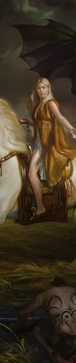 zlyan10's tweet photo. She was Daenerys Stormborn, the Unburnt, Khaleesi and queen, Mother of Dragons, slayer of warlocks, breaker of chains. https://t.co/rsEzQFxXnT