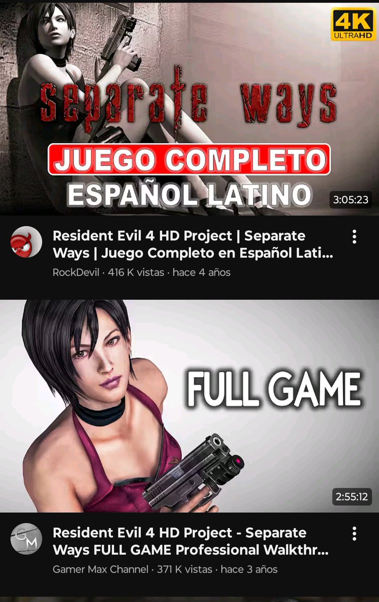 Sting_1247's tweet photo. @RashfordBolso @EdwardArgento Yo solo digo que el Resident Evil 4 (original) trae tanto en PC, consolas modernas y el propio Play 2 todo el contenido dentro del mismo juego, el remake no.

Es más, Separate Ways dura el doble de lo que dices (además el Assignament Ada añade más tiempo de juego). https://t.co/tA1ZG9X1lL