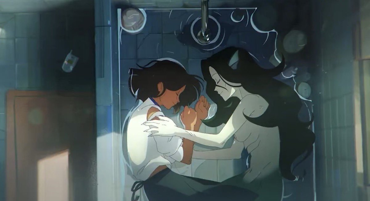 mitsuayanation's tweet photo. what a beautiful animation… i’m in love with the lovers’ aesthetic. https://t.co/wPZdo0l9LS