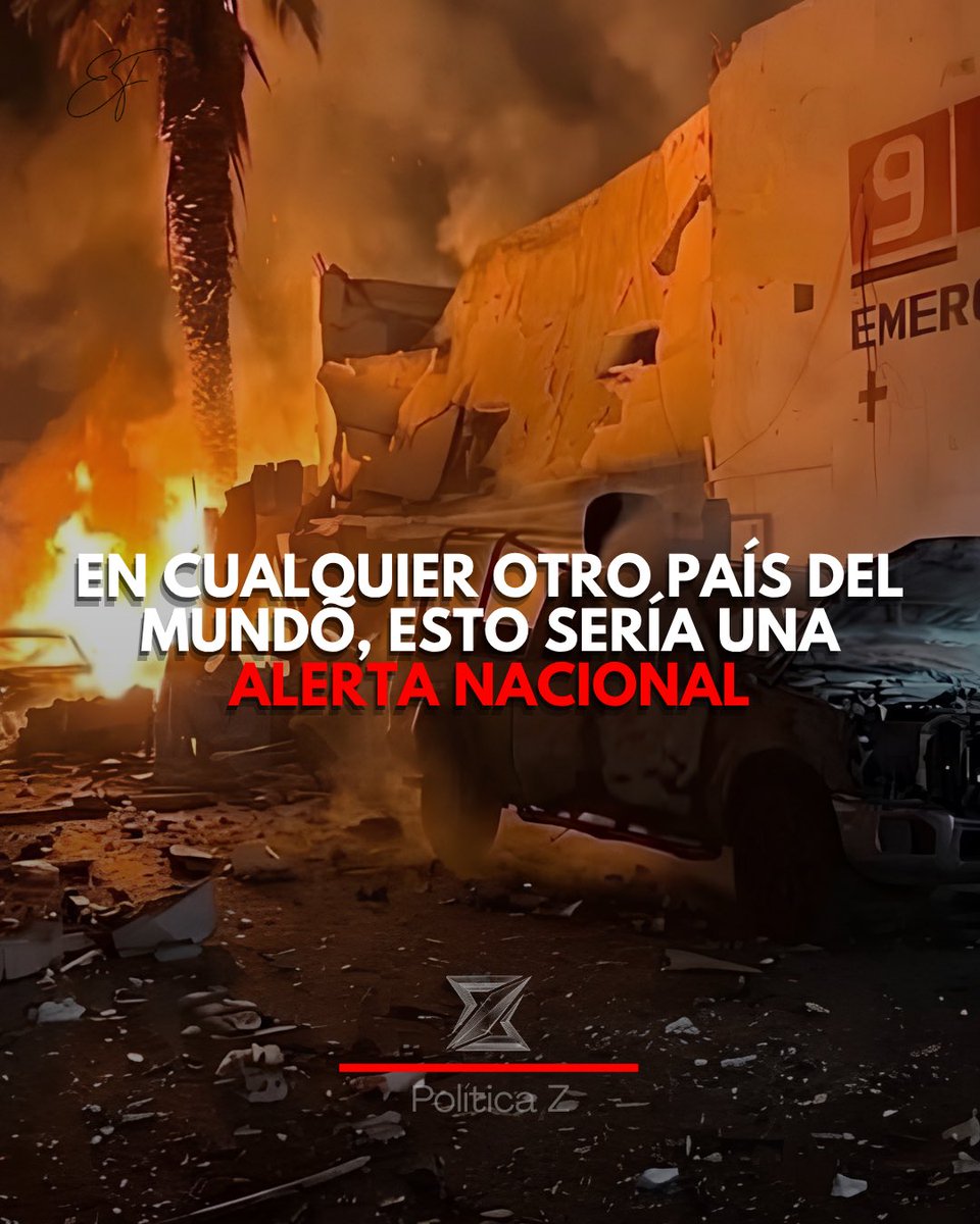 politicazmx's tweet photo. Siete heridos. Un coche bomba. En plena feria familiar.

En cualquier otra latitud, esto paraliza a la nación entera. Se declara emergencia, cambian las agendas, se exigen respuestas. Aquí, el sistema espera que mañana ya lo hayamos olvidado como si fuera un lunes cualquiera.

Nos están arrastrando a la anestesia colectiva. Lo que hace un par de décadas mirábamos con espanto en los noticieros sobre la Colombia de los 90, hoy nos estalla en la cara. Y lo peor no es solo la metralla o el fuego; es la narrativa oficial que busca minimizar el terror para que lo aceptemos como “parte del paisaje”.

No es un incidente aislado. Es terrorismo. Si aprendemos a vivir con miedo, si agradecemos que “solo fueron siete”, perdimos el país.

No podemos normalizar la barbarie. Ya basta.

#zacatecas