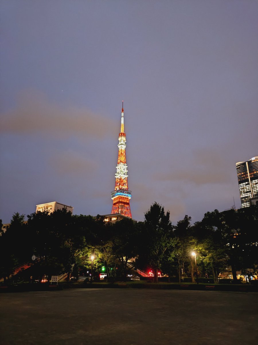 ParksSiba's tweet photo. 🗼芝公園から見える東京タワー 第5弾！

昨日ご紹介した昼間の東京タワー、今回は夜景バージョンです🌙
昨夜は夜間パトロールをしていたので、夜の芝公園からの東京タワーを撮影してみました📸
昼間とはまた違った表情を見せてくれますね✨

#芝公園 #東京タワー https://t.co/aSXh5TnKG3