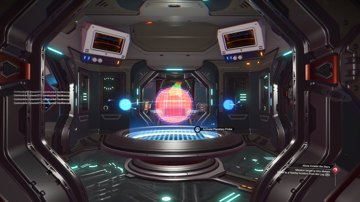 Zyn3xia2013's tweet photo. @NoMansSky @hellogames War room navigations and engine bay of my capital ship turned out awesome tbh https://t.co/4BQFOH1AlU