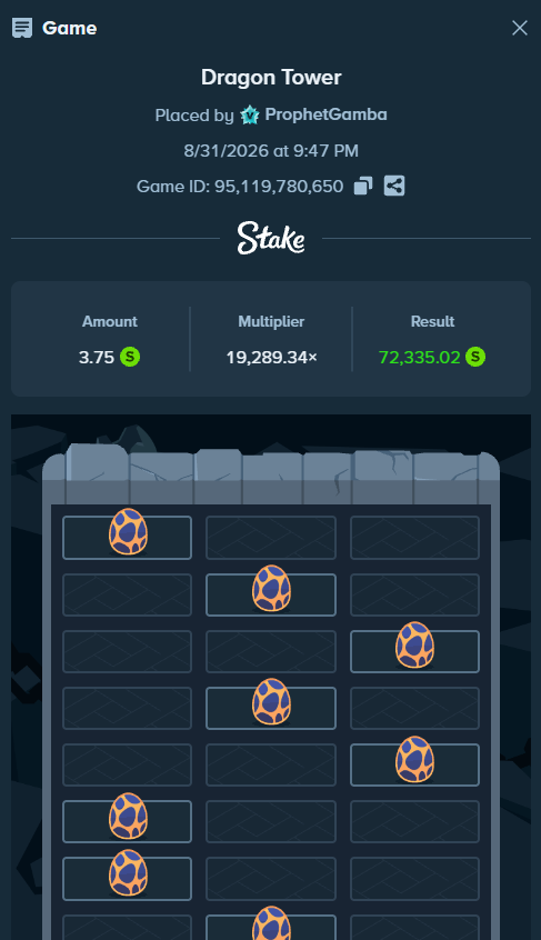 codeProphetGG's tweet photo. 🐉WTFFFFFFFF @StakeUsa ?!?!?

$72,000 FROM $3.75 !!!!!!!!!!!!! https://t.co/KjkoNL5sXO