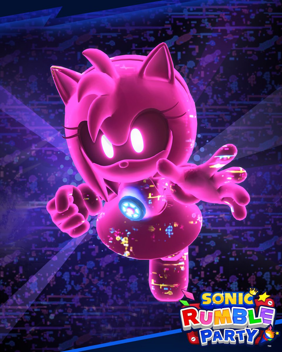 Sonic_Rumble's tweet photo. AI Racer Amy hacks into Rumblers' hearts!💘
She won't stop till she gets to you. Digitally, of course.

Available from the Season's Skin Fragment Challenge! Collect them all to have her stay in your code! https://t.co/3pCKtuOQMF