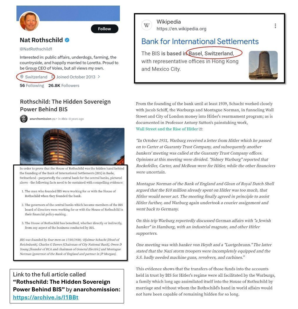 RealTheForce's tweet photo. 🇺🇸 WE WILL BE SLAVES FOREVER UNTIL WE:

🚨 Abolish the Rothschild private "Federal Reserve" money printing robbery inflation institution

🚨 Completely exit Rothschild BIS

🚨 Gold/silver-backed convertible money

🚨 Full-reserve banking for savings/checking

🚨 BAN ALL LOBBYING https://t.co/gTNeeMXyzE