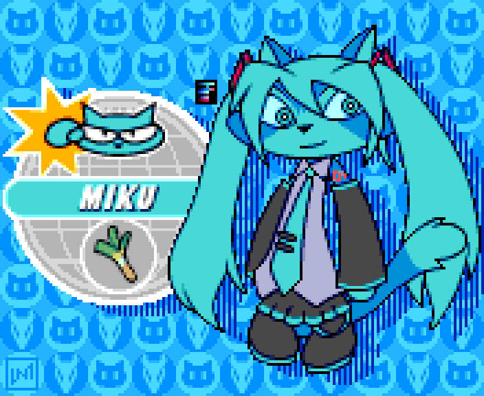 TheLNLupin's tweet photo. i am not too late to celebrating these anniversaries!! here's miku as a scratch cat! #ratattack #scratchcats #hatsunemiku #ミク初音 https://t.co/HvAcXv41AQ