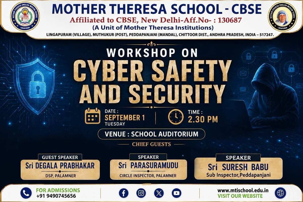 MTEMSchool's tweet photo. Workshop on cyber safety and security. https://t.co/1P7aNdhCXt