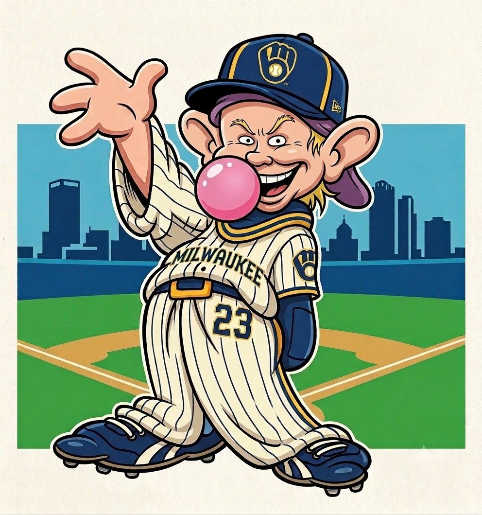 HeyItsBenIRL's tweet photo. @MatthewMKE98 Wow this dope was pitching? Pretty rough night for the Sewers. https://t.co/brvn1JHfgx