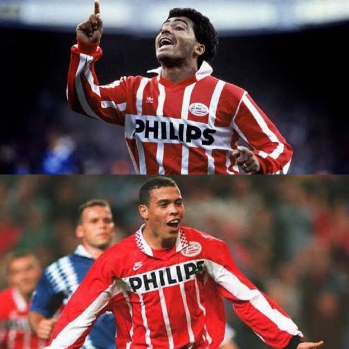 futnostalgico's tweet photo. Romário pelo PSV: 167 jogos, 165 gols.
Ronaldo pelo PSV: 57 jogos, 54 gols. https://t.co/we6fkzadpj