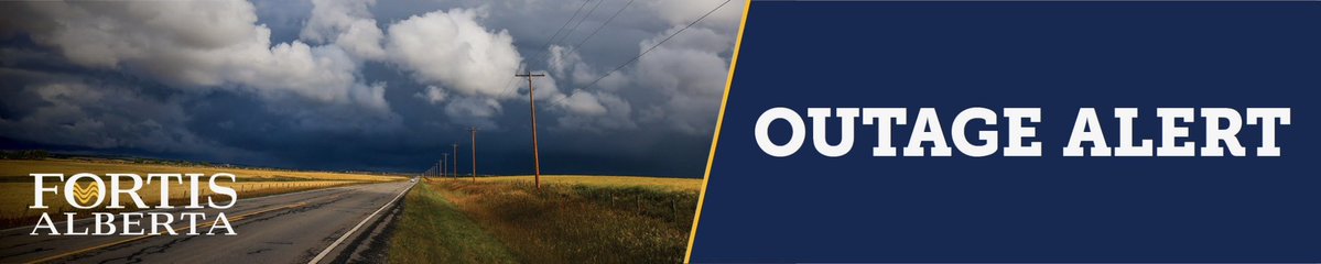 FortisAlberta's tweet photo. We are currently responding to an outage impacting Picture Butte, @LethCounty  and @vulcancounty. Local crews will safely restore power as soon as possible. Thank you for your patience and please visit https://t.co/jD78C87jYl for updates. https://t.co/vxIph3MaxX
