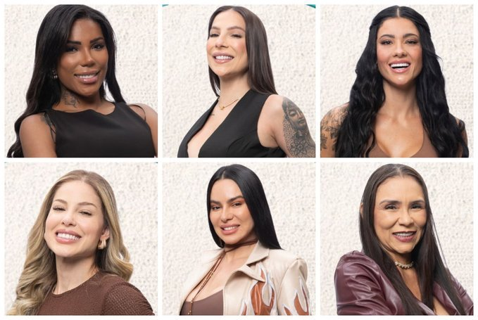 Vini_Beniti's tweet photo. Era 2025 e a gente recebia esse sexteto de milhões de musas pro nosso entretenimento. A Fazenda 17 rodando muito entre elas se quebrando e protagonizando. SAUDADES DE TODAS!!! #AFazenda18 #AFazenda https://t.co/DqompfXeRG