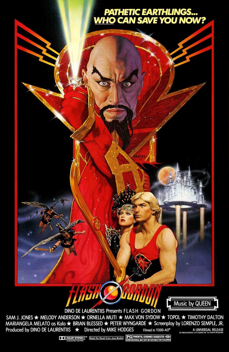 r04dblock_'s tweet photo. A film has never 1980’d as hard as Flash Gordon https://t.co/X8pbY6qL1n