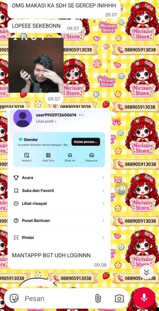 sshidme's tweet photo. orderan pertama di hari ini dan di bulan ini. bismillah semoga orderan rame dan di jauhkan dari cust anomali 💗💗🥹 https://t.co/Rst5kEfZQQ