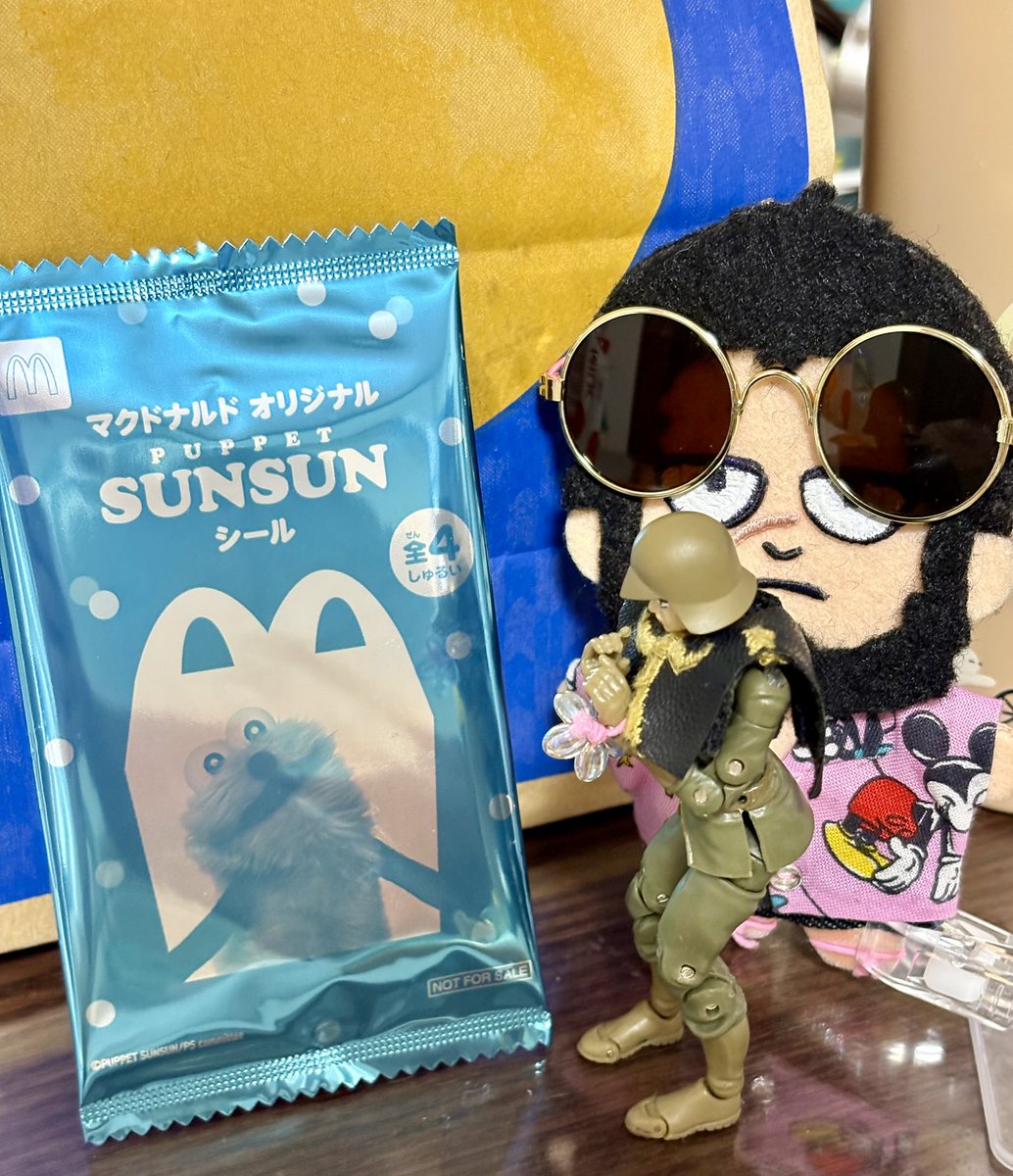 tarebata's tweet photo. ついでにハッピーセットでスンスンのステッカーゲット！！

スンスンファンのマリちゃが喜んでおります✨✨✨ https://t.co/1aRkbeMX3W