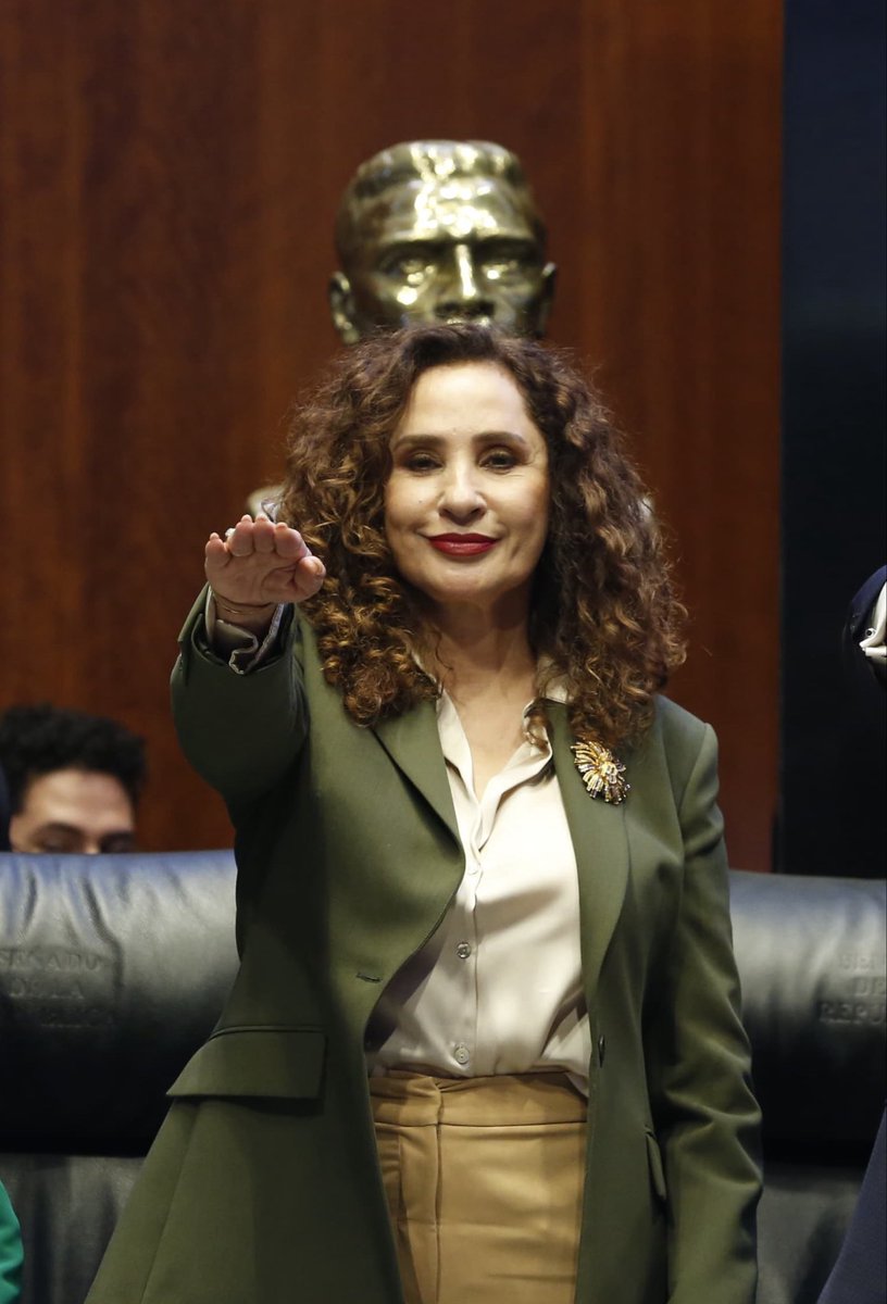 gina_campuzano's tweet photo. Hoy rendí protesta como Secretaria de la Mesa Directiva del Senado de la República. 🇲🇽

Lo hago con enorme orgullo y con la firme convicción de representar a Durango con dignidad, carácter y mucha fuerza.

Desde aquí seguiré haciendo lo que sé hacer: defender a mi tierra y dar la batalla por México. 

Agradezco a mis compañeras y compañeros @SenadoresdelPAN por la confianza para asumir esta gran responsabilidad.

¡Vamos con todo!