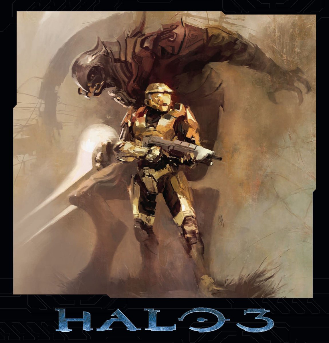 ChefandArbistor's tweet photo. most underappreciated official Halo artist award goes to Ashley Wood https://t.co/T6vwoUYXs6
