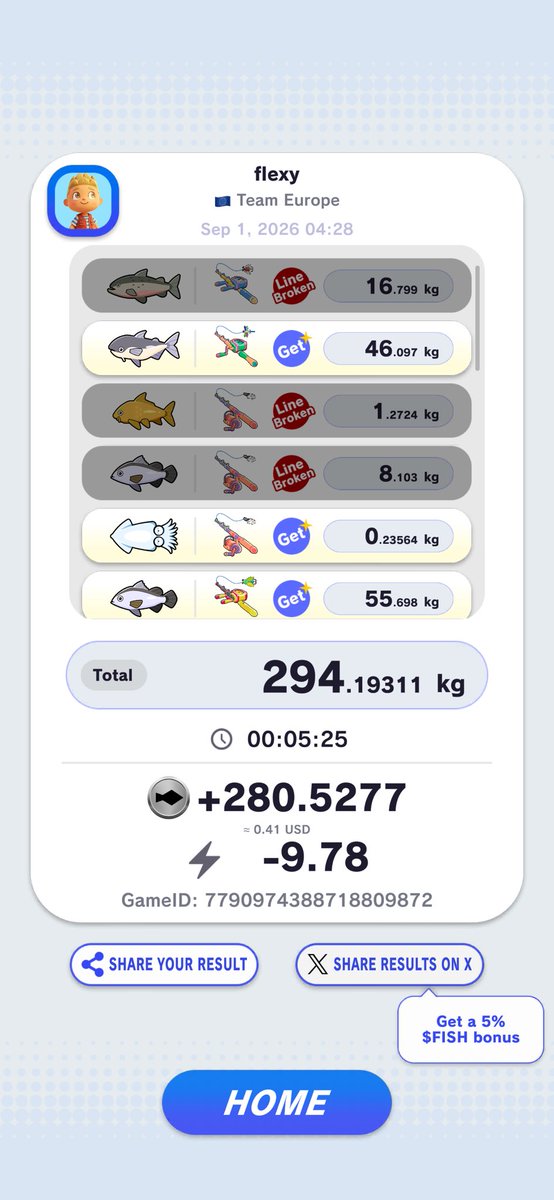 cryptoflex666's tweet photo. 280.5277 $FISH

Play Free Now 👇
https://t.co/jezKJyPrca
#Angland
#FishResult
@angland_x https://t.co/1JfySNbHD4
