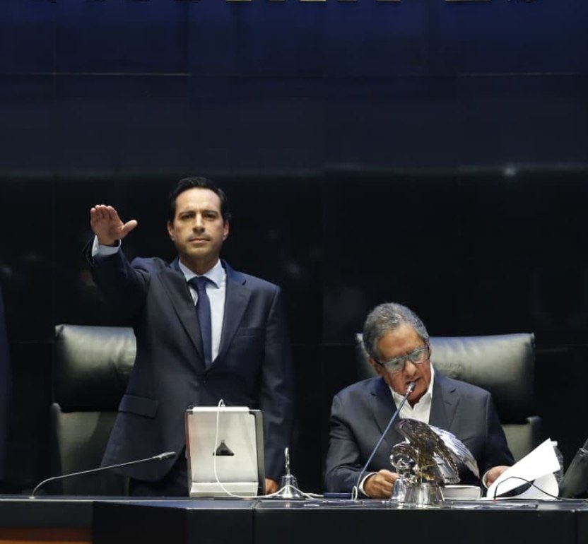 MauVila's tweet photo. Hoy fui elegido como Vicepresidente de la Mesa Directiva del @senadomexicano, desde donde voy a trabajar por el desarrollo de #México, #Yucatán y todas las y los mexicanos. Los resultados se construyen con trabajo, diálogo y pensando en el bien de la gente y el país. Gracias a las y los Senadores de todos los partidos políticos por su confianza.