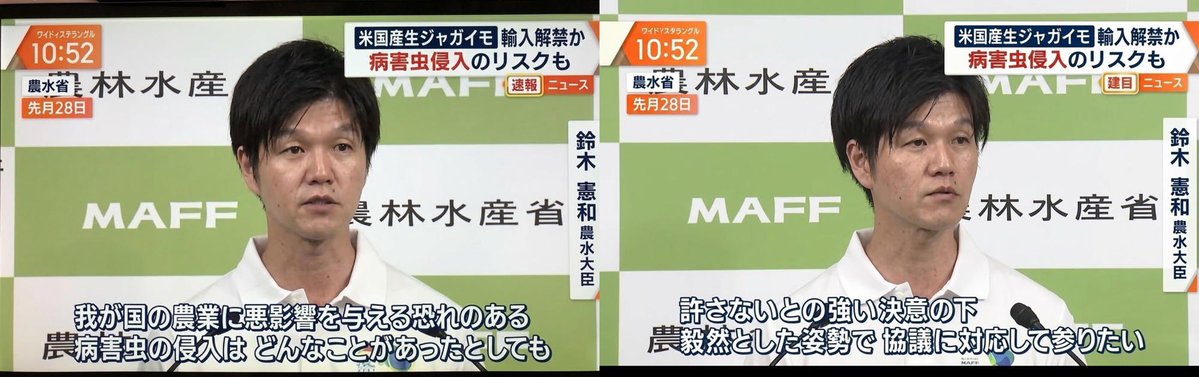 Izumi_Sunagawa's tweet photo. なぜ、そこまでして米国産ジャガイモを輸入したいのか？

安い米国産を入れれば、消費者にとっては価格低下や選択肢の増加というメリットはある。

でも、そのために日本の農業に病害虫侵入というリスクを背負わせる必要があるのか？

しかも今回問題になっているのは、これまでポテトチップス加工用などに限定されていた米国産ジャガイモを、一般流通まで広げる話だ。

そこまでして輸入を進める理由が、
「消費者のため」なのか、
「米国との貿易協議のため」なのか、
「輸入拡大そのものを優先している」のか。

国民にきちんと説明してほしい。

農水省が守るべきなのは、海外の農産物市場ではなく、日本の農業と食料安全保障じゃないのか。

やってる事がおかしいと思わない？