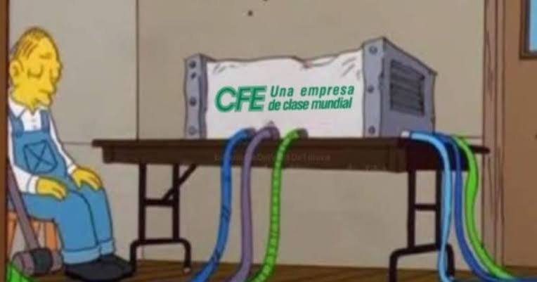 ChuchoRobles's tweet photo. Tranquilos todos, la CFE ya se encuentra trabajando para arreglar el apagón. https://t.co/f8mdbhTyxn