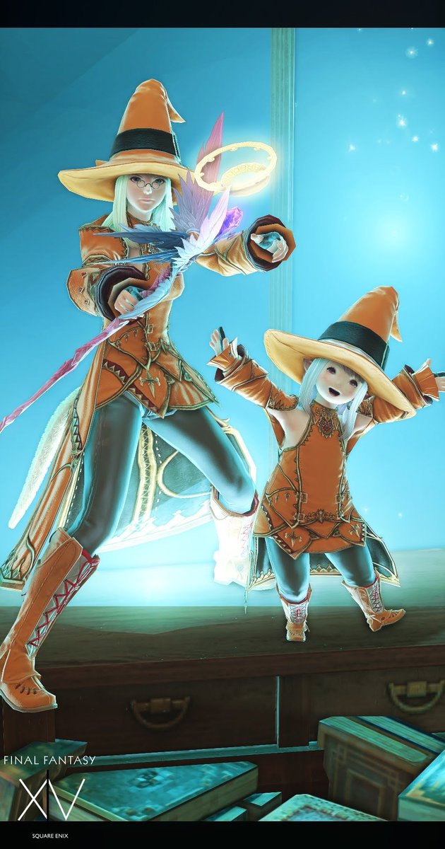 Layla_FF14's tweet photo. フレさんの「かぼちゃの魔女」のララモデルさせていただきました🎃
可愛い😆✨ https://t.co/Fi3NZCFCP3