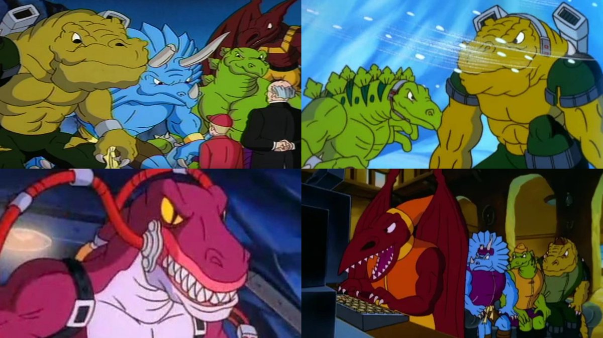TheCartoonBase's tweet photo. 29 years ago today, ‘EXTREME DINOSAURS’ premiered on TV.

Do you remember this show? https://t.co/9Fl1UbWUDa