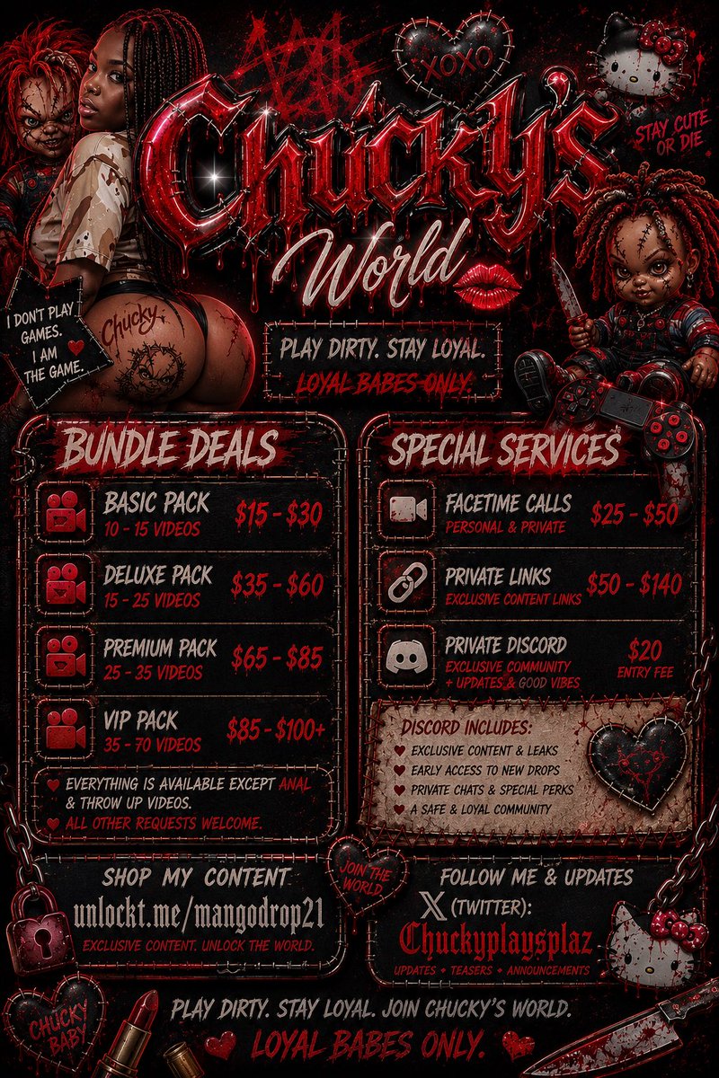chuckyplaysplaz's tweet photo. Don’t forget to shop through link in bio or dm me https://t.co/5RmKvYwRMs