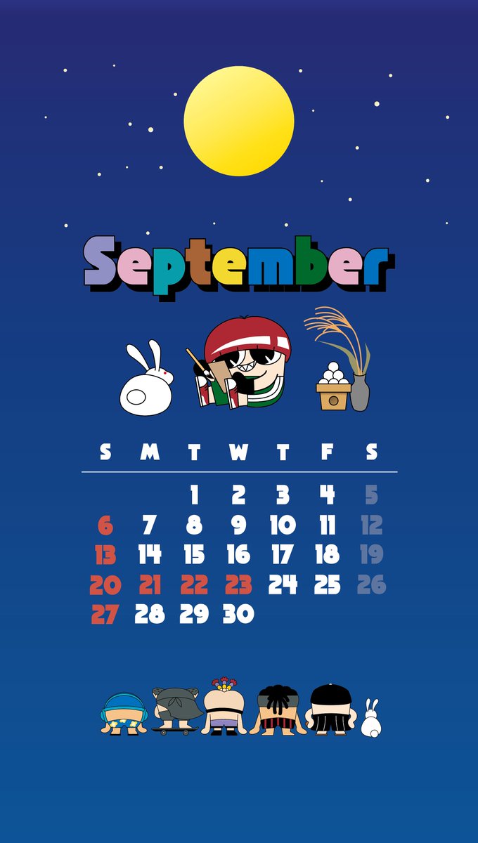 BBBros_tokyo's tweet photo. ［ 📢WALLPAPER ］

September 🌕🎑

#BoomBoomBrothers https://t.co/9xHlIGltVm
