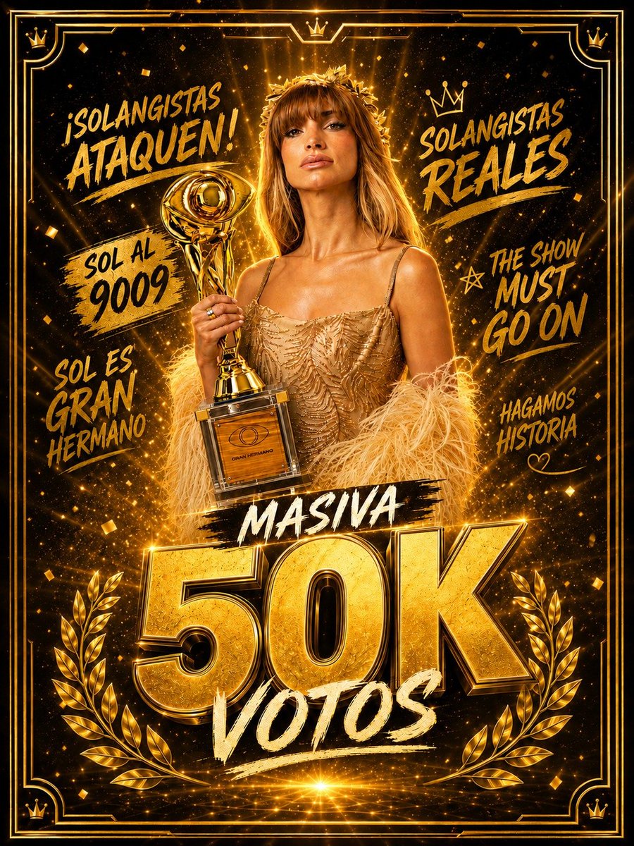 cotyverse's tweet photo. 1° dinámica de votos
SOL AL 9009 🔥🔥

META: 50.000

Comenten sus comprobantes de votos ESPECIFICANDO LA CANTIDAD DE VOTOS EMITIDOS para mayor control

Pueden votar por: https://t.co/mgd49rOSd2 o https://t.co/D0MRoM1QWe
@idkjlyn
#GranHermano https://t.co/sWxmb84pBx