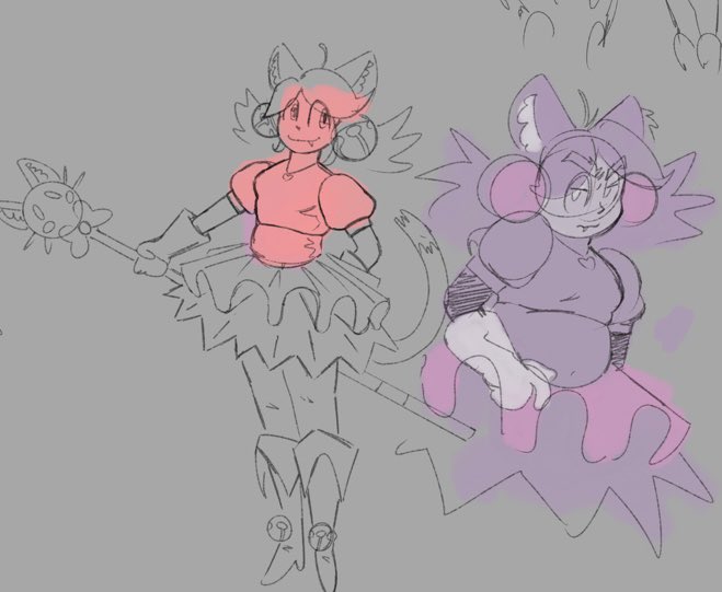 MelonDee1987's tweet photo. Low grade, human made, high calorie mew mew kissy cutie SLOP made entirely from my sick and twisted brain 
…
I didn’t want to finish these so I’m dumping them here #pinkdeltarune #mewmew https://t.co/9x7StAthOI
