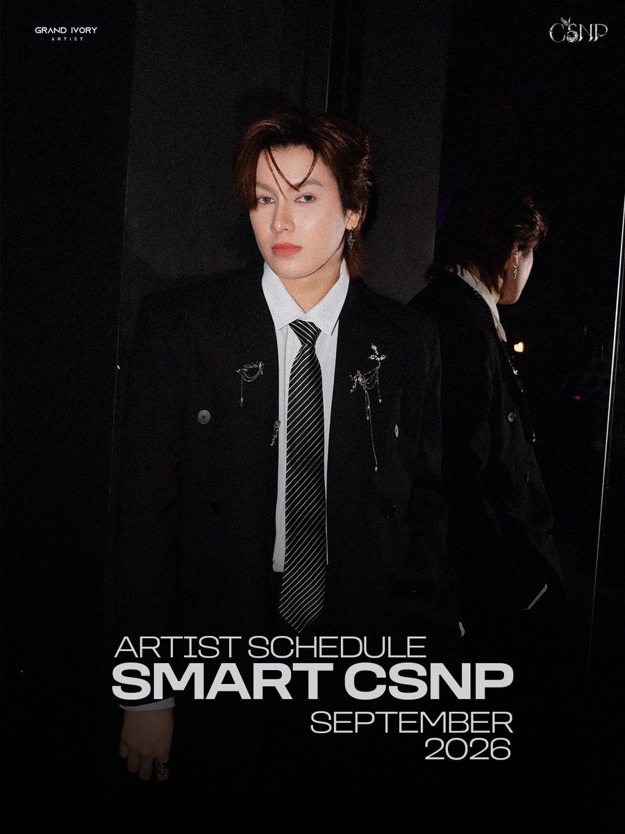 smarttyofficial's tweet photo. SMART CSNP’s SCHEDULE 

🐦‍🔥SEPTEMBER 2026 

📌ถ้ามีอัพเดตจะแจ้งให้ทราบเพิ่มเติม 
📌การรวมพล สามารถติดตามได้ใน Line Official Group Chat 

#smartcsnp
#csnp
#SmartCSNPScheduleUpdate https://t.co/oMmkOH4HyP