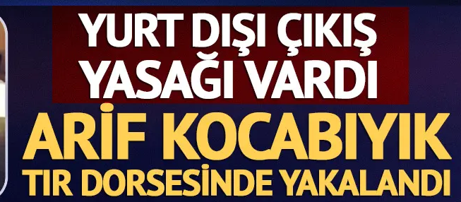 JulieNBCNews's tweet photo. Arif Kocabıyık Bulgaristan'a kaçmaya çalışırken tır dorsesinin altında yakalandı
Hakkında yurt dışına çıkış yasağı bulunan YouTuber Arif Kocabıyık, Edirne'de tırın dorsesinin altına gizlenerek Bulgaristan'a geçmeye çalışırken yakalandı. Arif Kocabıyık ile tır sürücüsü gözaltına https://t.co/TTJRo2hOtF