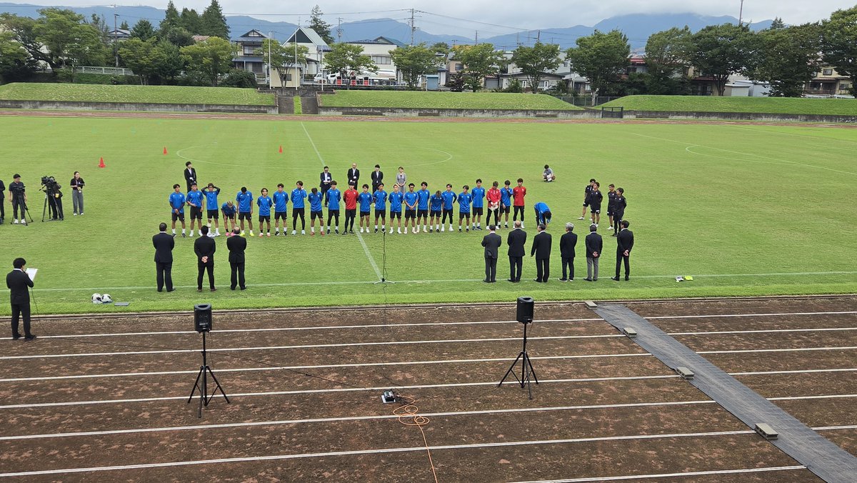john_ibaiba's tweet photo. 紫波運動公園グラウンドリニューアル、大変おめでとうございました！#本日のタホマ31 #ワイズマンスポーツベース紫波 #明治安田 #紫波町 #岩手 #いわてグルージャ盛岡 https://t.co/QnbF50PAVB