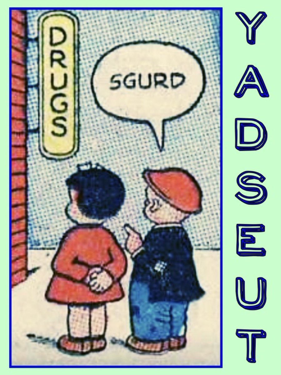 JohnnyCallicutt's tweet photo. YADSEUT SOGGULS SIT https://t.co/2rl3BxgPED